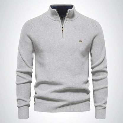 Pull côtelé décontracté à manches longues pour homme | Hiver