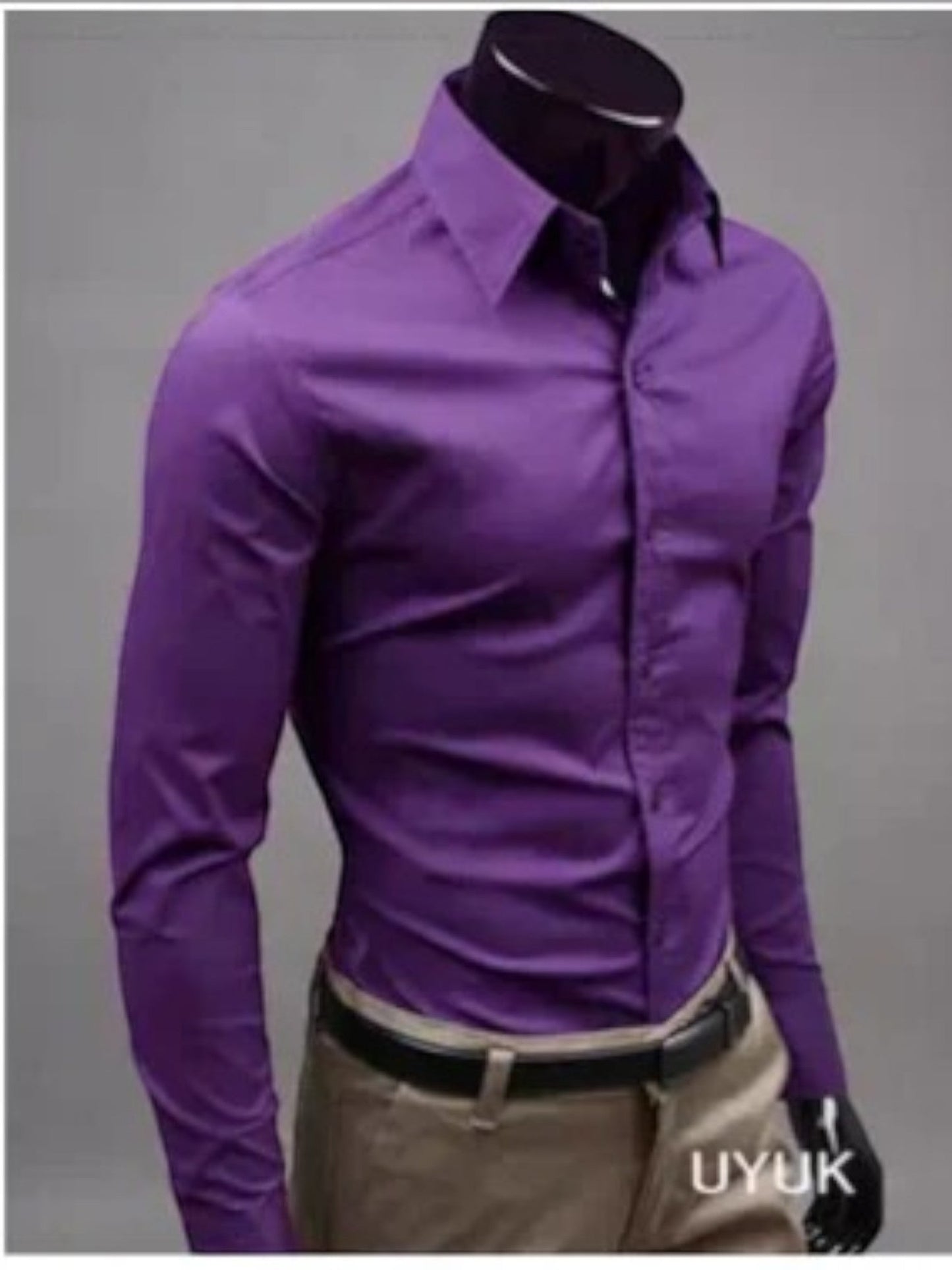 Chemise Formelle Sans Repassage Pour Homme Avec Haute Élasticité | À La Mode