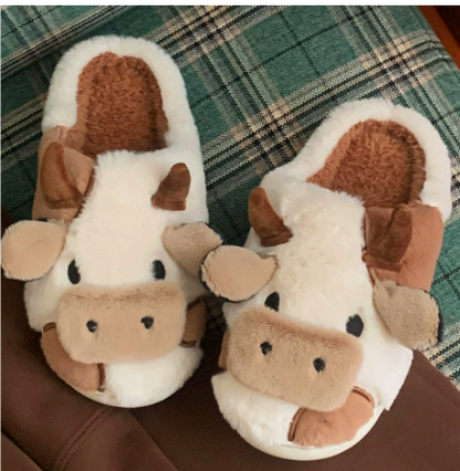 Chaussons D’hiver Pour Femme Avec Motif Animal | Intérieur