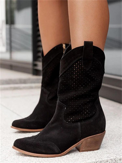 Bottines Cowboy Pour Femme | Talon Carré