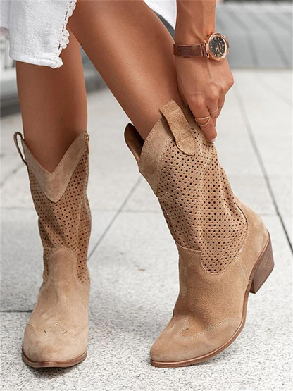 Bottines Cowboy Pour Femme | Talon Carré