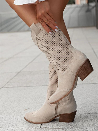 Bottines Cowboy Pour Femme | Talon Carré