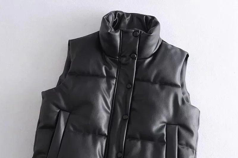 Gilet Matelassé Classique Pour Femme | Court