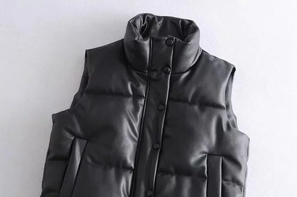 Gilet Matelassé Classique Pour Femme | Court