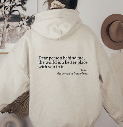 Sweat À Capuche Imprimé Pour L'hiver | Manches Longues