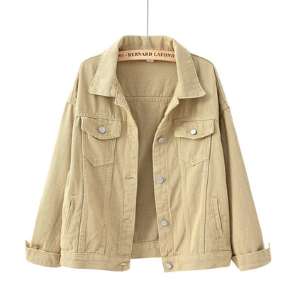 Veste En Jean Décontractée Pour Femme | Avec Bouton
