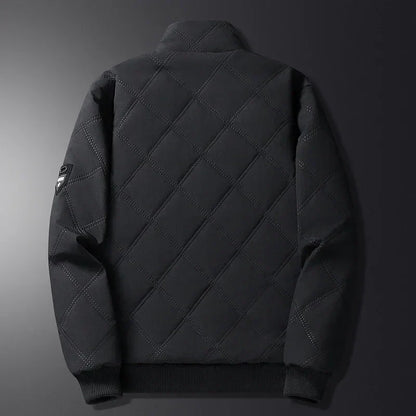 Veste D’Hiver Stylée Avec Fermeture Éclair Et Poche | Manches Longues
