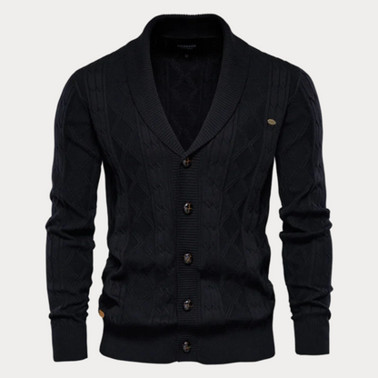 Cardigan Classique En Tricot Pour Homme | Boutonné