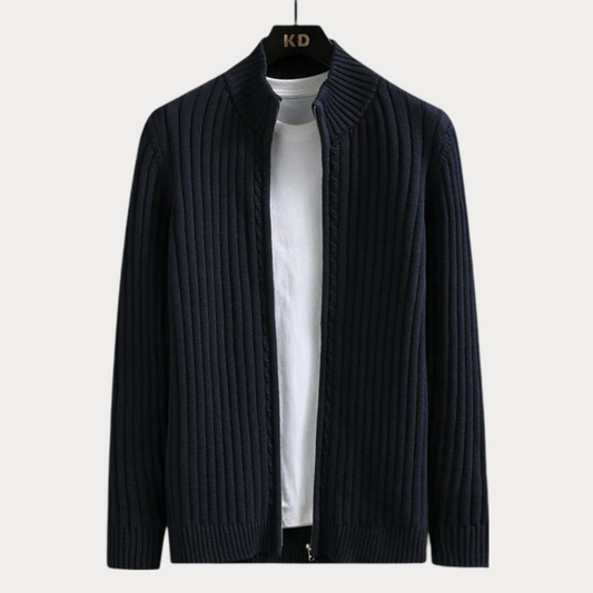 Pull Décontracté À Manches Longues Pour Homme | Col Montant