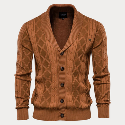 Cardigan Classique En Tricot Pour Homme | Boutonné