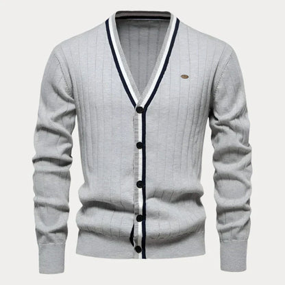 Cardigan Boutonné À Manches Longues Pour Homme | Classique