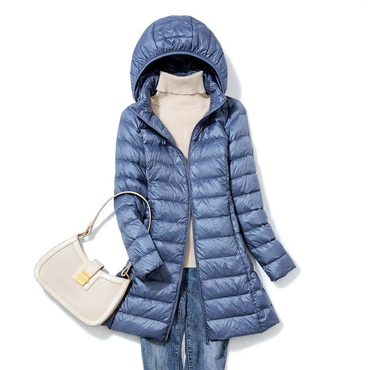 Doudoune À Capuche Amovible Pour Femme | Automne