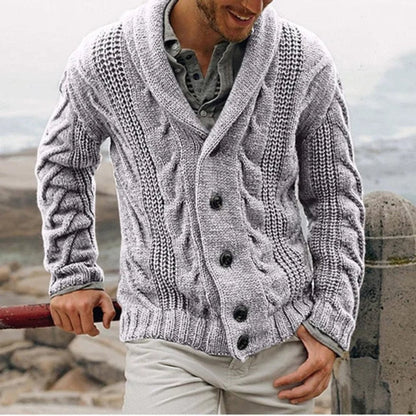 Cardigan Moderne Ouvert Sur Le Devant Pour Homme | Manches Longues