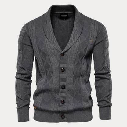 Cardigan Classique En Tricot Pour Homme | Boutonné