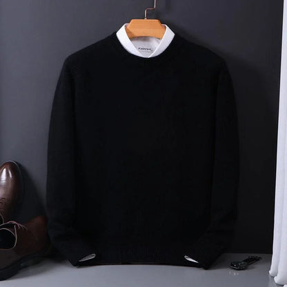 Pull En Cachemire À Manches Longues Pour Homme | Hiver