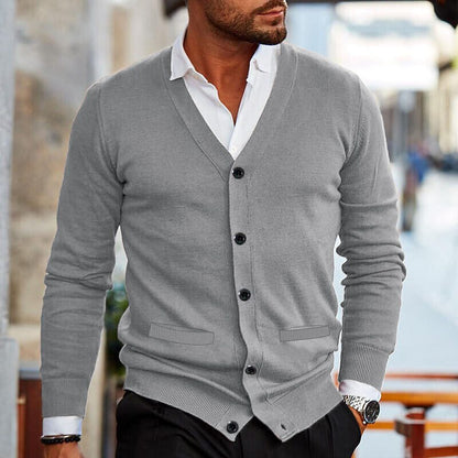 Cardigan Tricoté Pour Homme | Boutonné