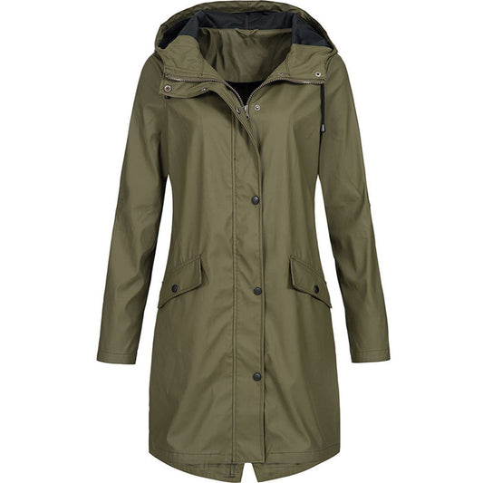 Veste De Pluie Stylée Pour Femmes | Longue