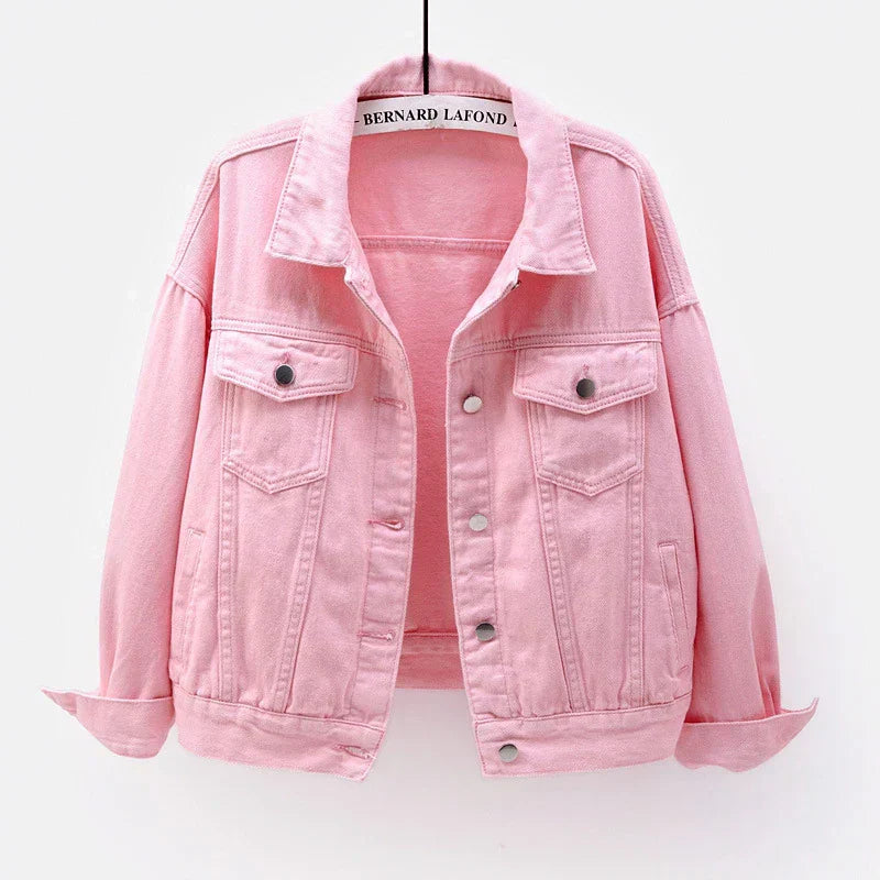 Veste En Jean Décontractée Pour Femme | Avec Bouton