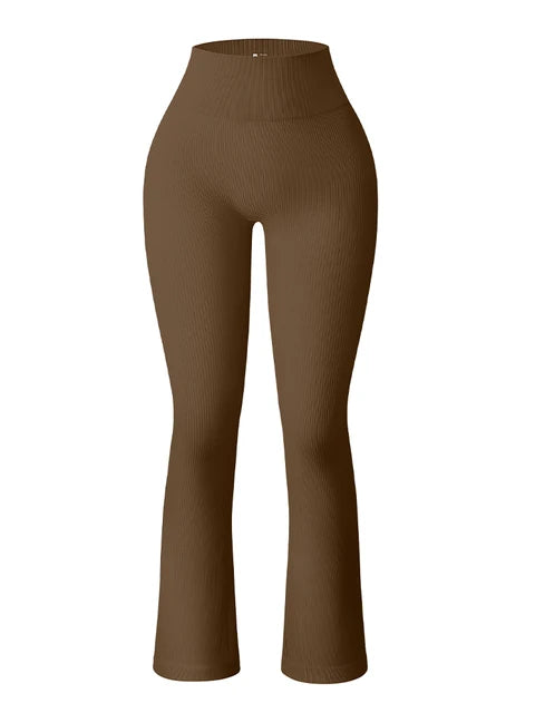 Pantalon De Yoga Évasé Décontracté Pour Femme | Taille Haute