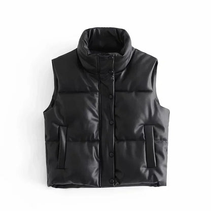 Gilet Matelassé Classique Pour Femme | Court