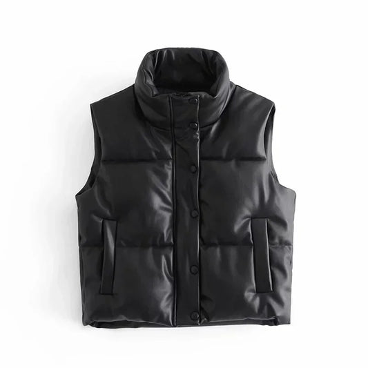 Gilet Matelassé Classique Pour Femme | Court