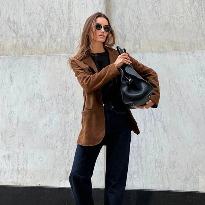 Veste Tendance Avec Fermeture À Boutons Pour Femmes | Chaud