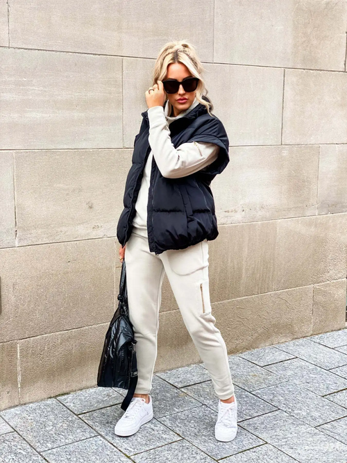 Gilet Matelassé Tendance Pour Femme | Sans Manches