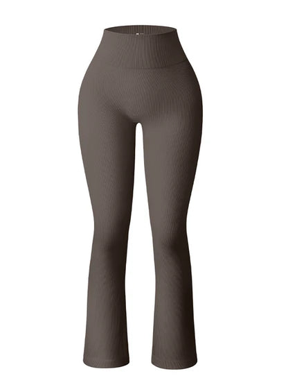 Pantalon De Yoga Évasé Décontracté Pour Femme | Taille Haute