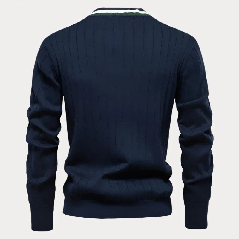 Cardigan Boutonné À Manches Longues Pour Homme | Classique