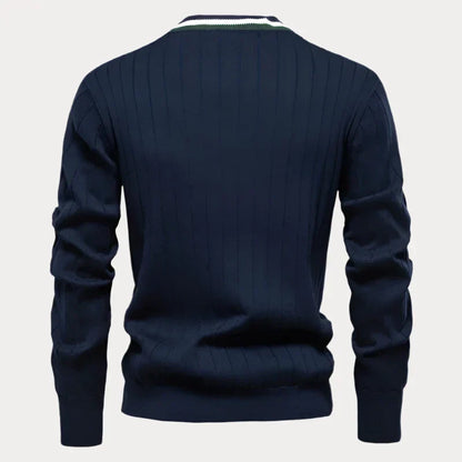 Cardigan Boutonné À Manches Longues Pour Homme | Classique