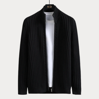 Pull Décontracté À Manches Longues Pour Homme | Col Montant