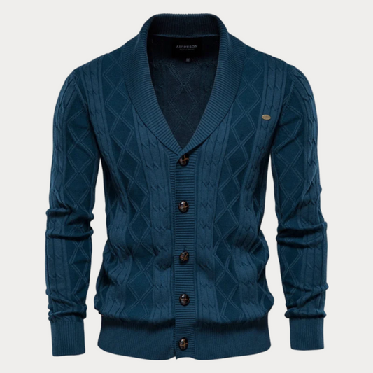Cardigan Classique En Tricot Pour Homme | Boutonné