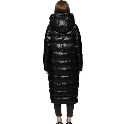 Longue Veste Doudoune D’Hiver Pour Femme | Avec Capuche