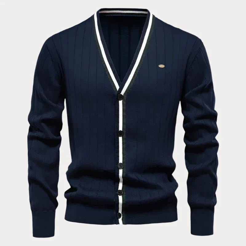 Cardigan Boutonné À Manches Longues Pour Homme | Classique