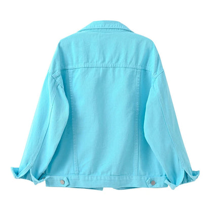 Blazer En Jean Pour Femme À Manches Longues | Avec Poche