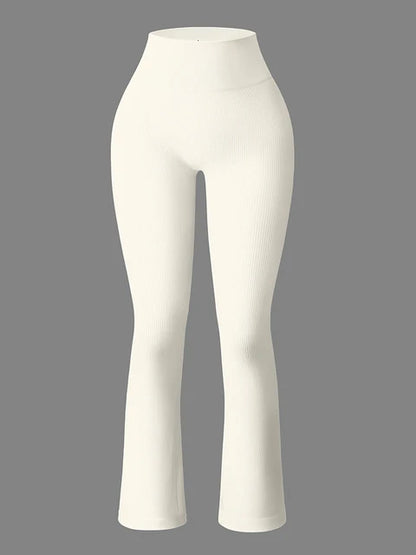 Pantalon De Yoga Évasé Décontracté Pour Femme | Taille Haute