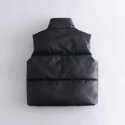 Gilet Matelassé Classique Pour Femme | Court