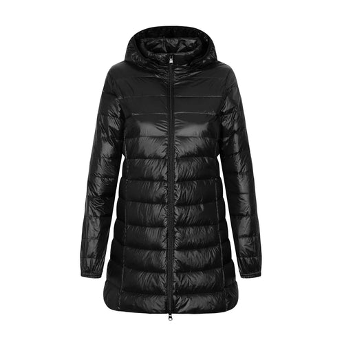 Veste Doudoune D’Hiver Pour Femme Avec Capuche | Longue