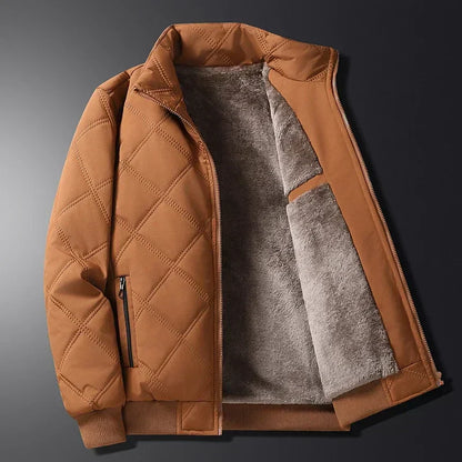 Veste D’Hiver Stylée Avec Fermeture Éclair Et Poche | Manches Longues