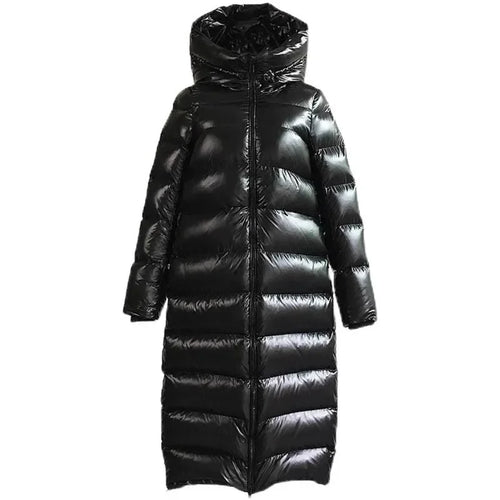 Longue Veste Doudoune D’Hiver Pour Femme | Avec Capuche
