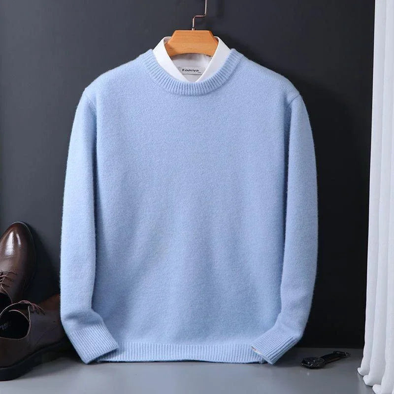 Pull En Cachemire À Manches Longues Pour Homme | Hiver