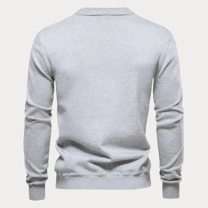 Cardigan Boutonné En Tricot Pour Homme | Manches Longues