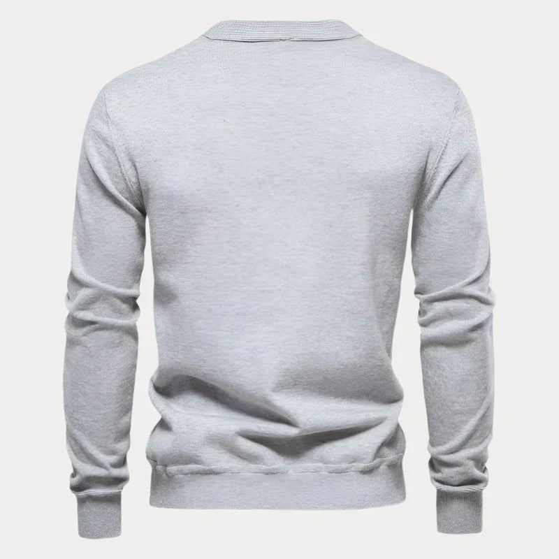 Cardigan Boutonné En Tricot Pour Homme | Manches Longues