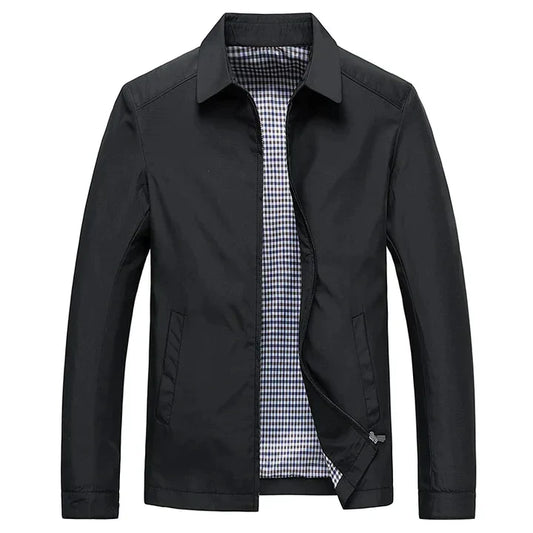 Veste Décontractée Pour Homme Avec Col | Fermeture Éclair