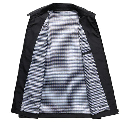 Veste Décontractée Pour Homme Avec Col | Fermeture Éclair