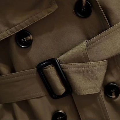 Mireille - Manteau Trench Vintage pour Femme avec Ceinture-lifestra.fr