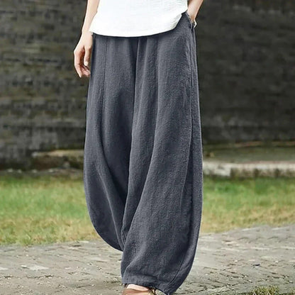 Pantalons D'été Confortables Pour Femmes | Jambes Larges