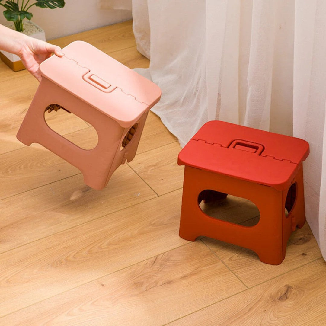 Tabouret Pliant Pour La Maison | Poignée Portable