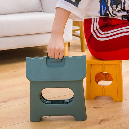 Tabouret Pliant Pour La Maison | Poignée Portable
