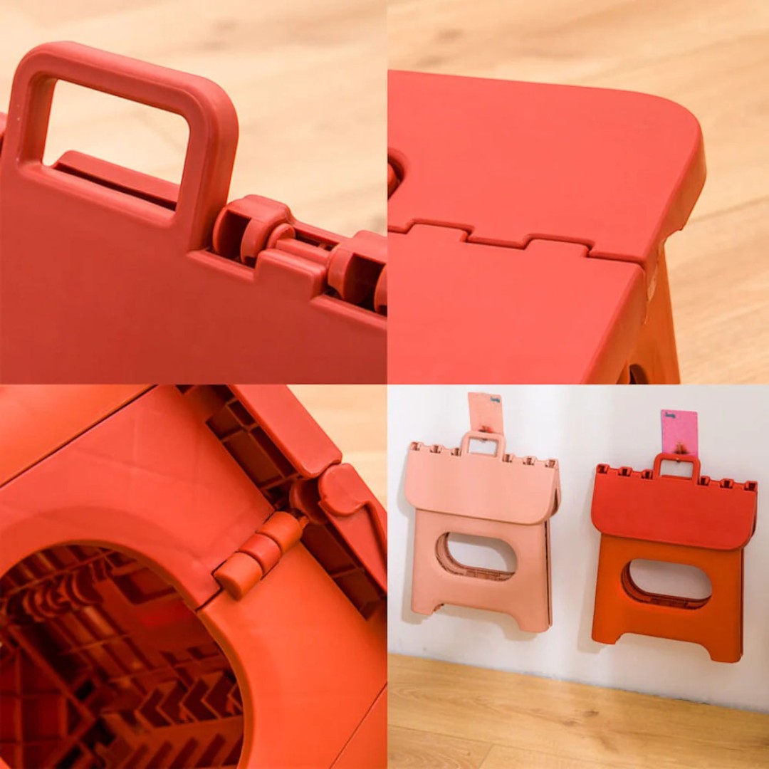 Tabouret Pliant Pour La Maison | Poignée Portable